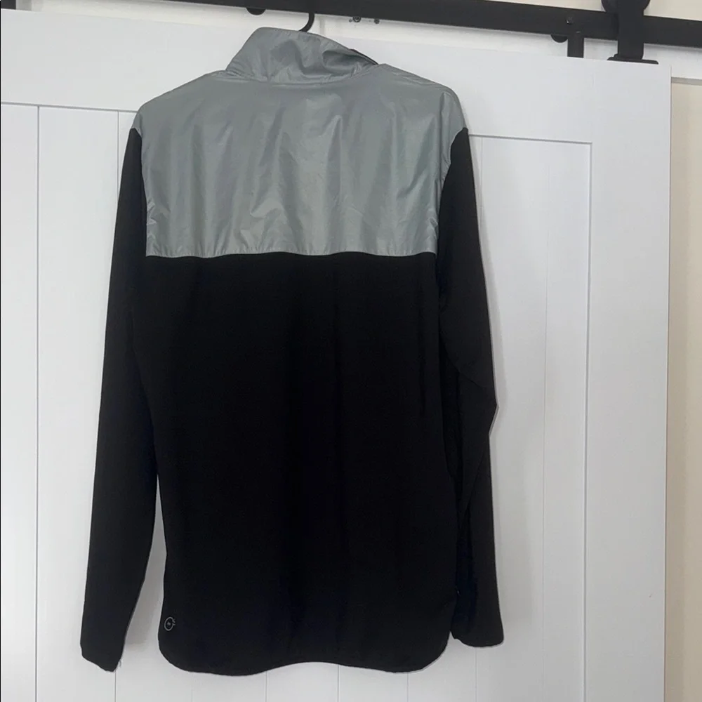 Puma Black and Gray Windbreaker with High Collar - Picture 6 of 6